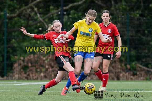 20240217-155803A Charlton Athletic Academy Girls U14 v Kings Hill FC Girls U15