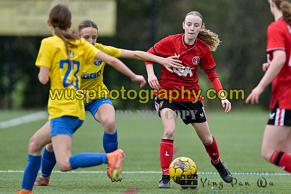 20240217-155321 Charlton Athletic Academy Girls U14 v Kings Hill FC Girls U15
