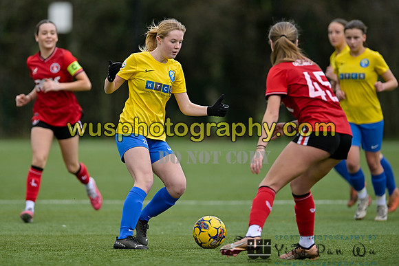20240217-150429 Charlton Athletic Academy Girls U14 v Kings Hill FC Girls U15