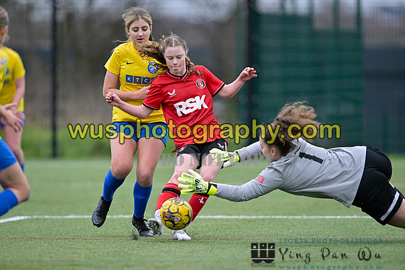 20240217-161716B Charlton Athletic Academy Girls U14 v Kings Hill FC Girls U15
