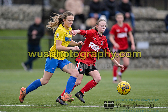 20240217-161132 Charlton Athletic Academy Girls U14 v Kings Hill FC Girls U15