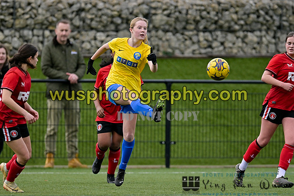 20240217-151203A Charlton Athletic Academy Girls U14 v Kings Hill FC Girls U15