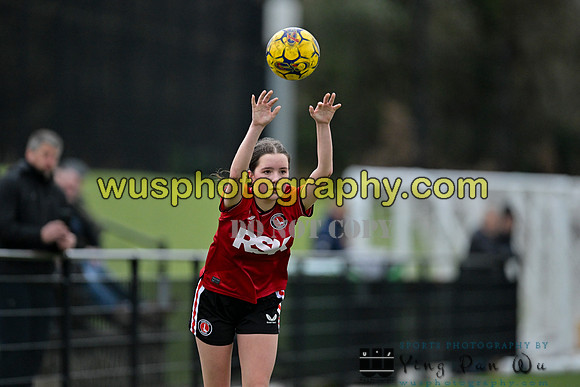 20240217-162207A Charlton Athletic Academy Girls U14 v Kings Hill FC Girls U15