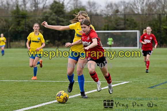 20240217-155221 Charlton Athletic Academy Girls U14 v Kings Hill FC Girls U15