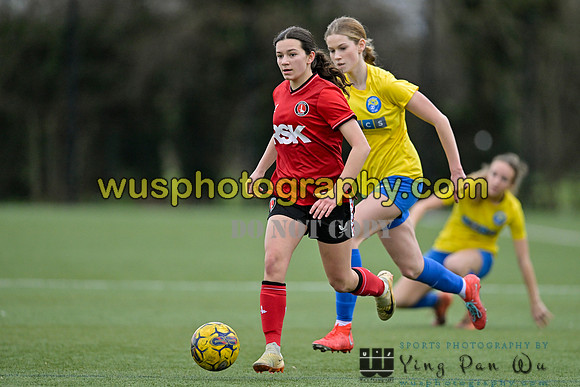 20240217-160726 Charlton Athletic Academy Girls U14 v Kings Hill FC Girls U15