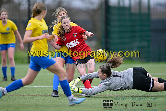 20240217-161716E Charlton Athletic Academy Girls U14 v Kings Hill FC Girls U15