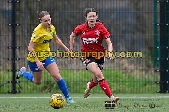 20240217-161712B Charlton Athletic Academy Girls U14 v Kings Hill FC Girls U15