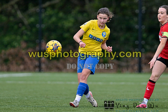 20240217-150742D Charlton Athletic Academy Girls U14 v Kings Hill FC Girls U15