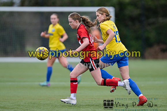 20240217-154129B Charlton Athletic Academy Girls U14 v Kings Hill FC Girls U15