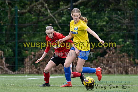 20240217-155802B Charlton Athletic Academy Girls U14 v Kings Hill FC Girls U15