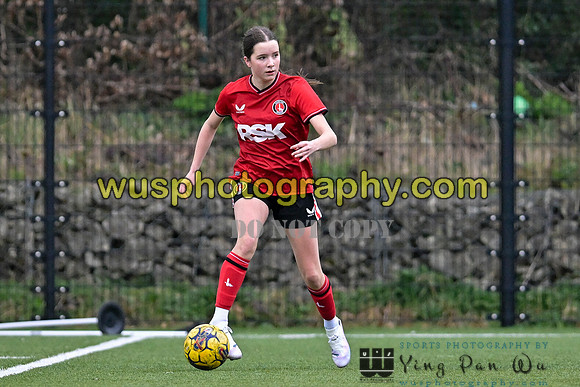 20240217-162407A Charlton Athletic Academy Girls U14 v Kings Hill FC Girls U15