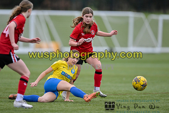 20240217-161137A Charlton Athletic Academy Girls U14 v Kings Hill FC Girls U15
