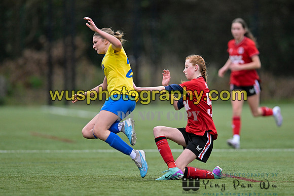 20240217-161840A Charlton Athletic Academy Girls U14 v Kings Hill FC Girls U15