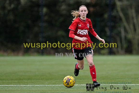 20240217-155213 Charlton Athletic Academy Girls U14 v Kings Hill FC Girls U15