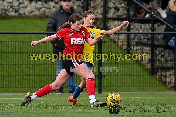 20240217-151550A Charlton Athletic Academy Girls U14 v Kings Hill FC Girls U15