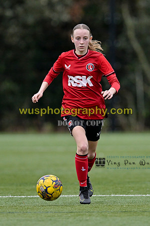 20240217-155213A Charlton Athletic Academy Girls U14 v Kings Hill FC Girls U15