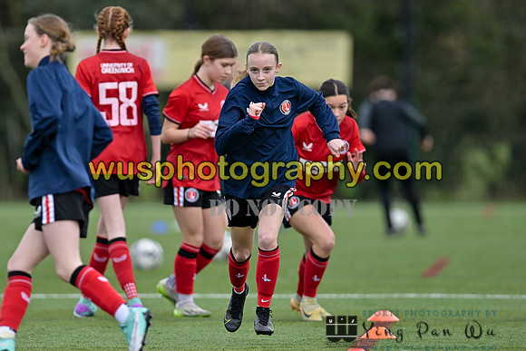 20240217-142517 Charlton Athletic Academy Girls U14 v Kings Hill FC Girls U15