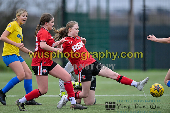 20240217-161717B Charlton Athletic Academy Girls U14 v Kings Hill FC Girls U15