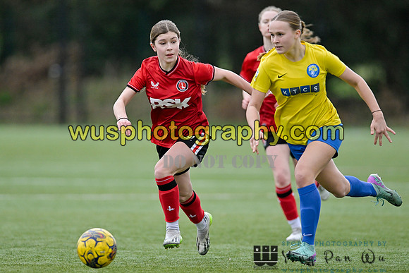 20240217-160409 Charlton Athletic Academy Girls U14 v Kings Hill FC Girls U15
