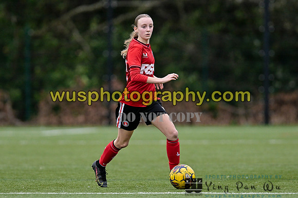 20240217-155211A Charlton Athletic Academy Girls U14 v Kings Hill FC Girls U15