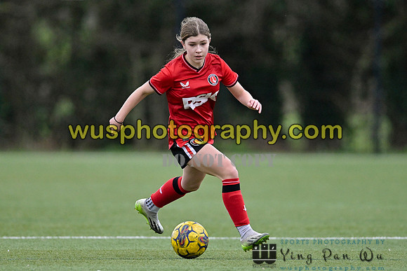 20240217-160723 Charlton Athletic Academy Girls U14 v Kings Hill FC Girls U15