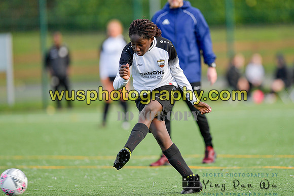 20201031-145809 London Bees Academy U14 v Millwall Lionesses Girls U14
