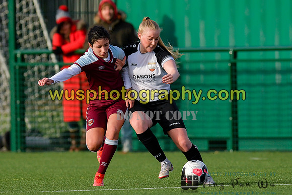 20211211-110121A West Ham United Academy Girls U16 v London Bees Academy U16