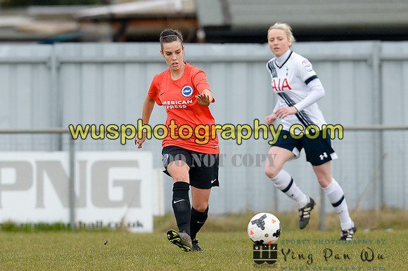 20160306-141115-2 Tottenham Hotspur Ladies FC v Brighton & Hove Albion Women's FC