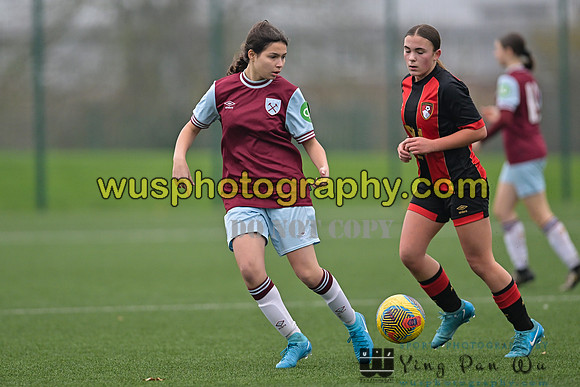 20241130-121237 West Ham United Warriors Girls U16 v AFC Bournemouth Girls Academy U16