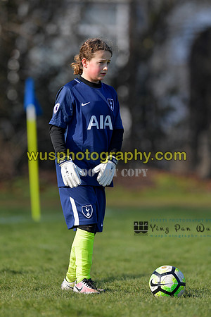 20180224-111123A Tottenham Hotspur Girls U10 v Gidea Park Rangers FC Girls U10