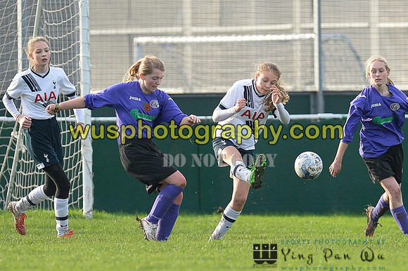 20151219-103256-2 Tottenham Hotspur Girls U14 v Garston Girls U14 Pumas
