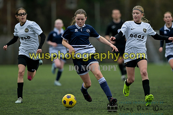 20250222-105717 Millwall Lionesses U12 v New Level Soccer Girls U12