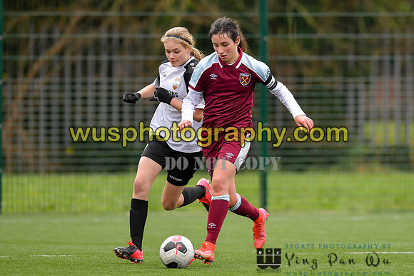 20211211-115607 West Ham United Academy Girls U16 v London Bees Academy U16