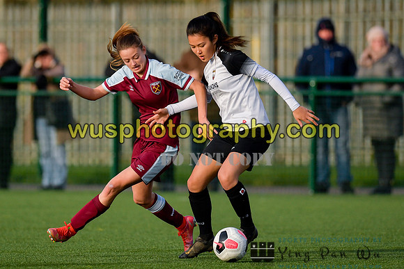 20211211-110108D West Ham United Academy Girls U16 v London Bees Academy U16