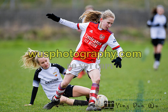 20220305-133543E London Bees Academy U14 v Arsenal FC Girls U13