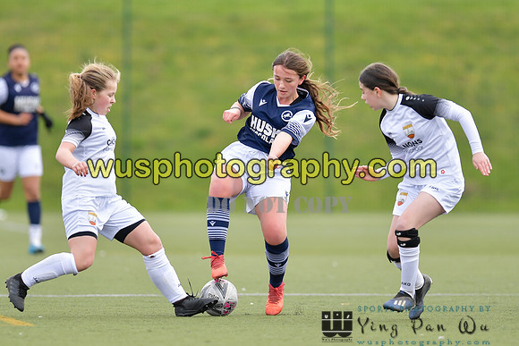 20210403-145810F London Bees Academy U14 v Millwall Lionesses Girls U14