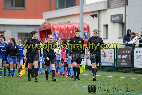 20210313-133758 AFC Wimbledon Girls U13 Yellow v R and R FC Girls U13