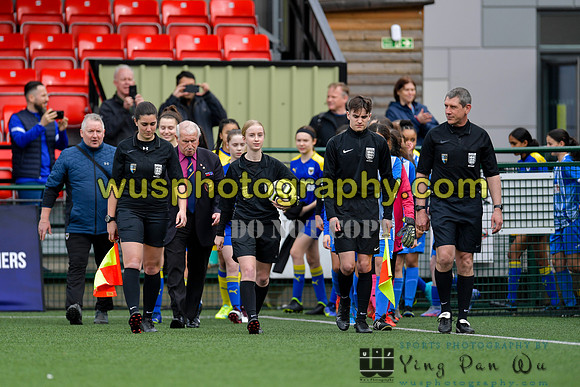 20220313-133741 AFC Wimbledon Girls U13 Yellow v R and R FC Girls U13