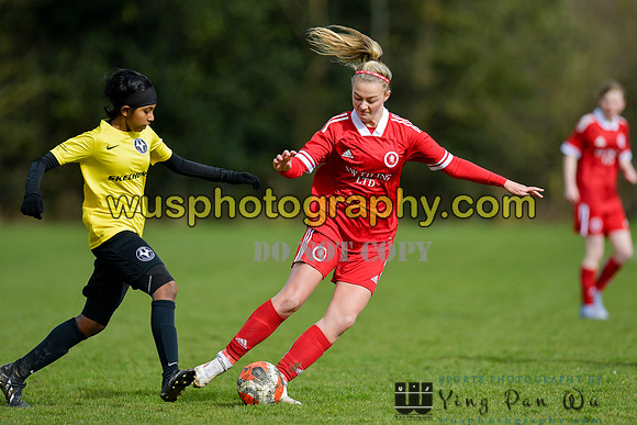 20220312-120746B Watford Ladies FC U14 Warriors v Welling United Girls U14