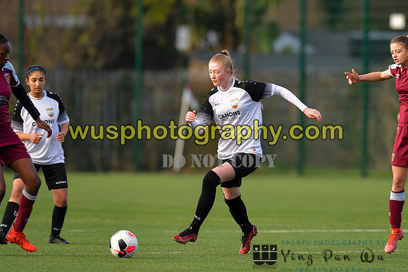 20211211-104400 West Ham United Academy Girls U16 v London Bees Academy U16