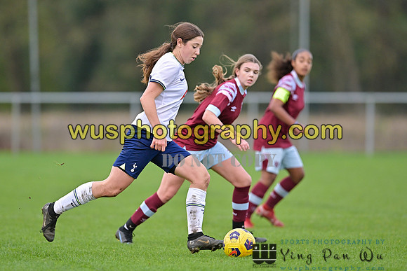20221119-113850 Tottenham Hotspur Women FC Academy U15 v West Ham United Academy Girls U15