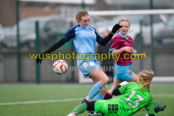 20220115-150905A West Ham United Performance Girls U16 v London City Lionesses U16