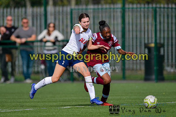 20220924-103629B West Ham United Academy Girls U15 v Tottenham Hotspur Women FC Academy U15