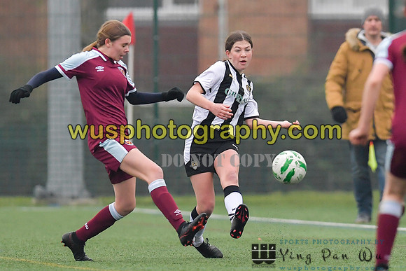 20220115-143106 West Ham United Academy Girls U14 v Notts County FC Girls U14