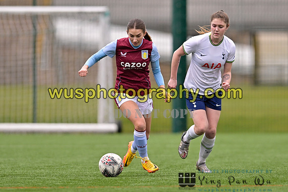 20230301-141317C Tottenham Hotspur Women FC WSL Academy U21 v Aston Villa Women FC WSL Academy U21