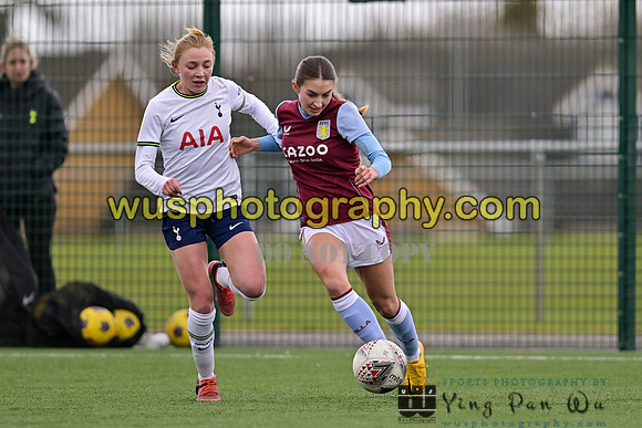 20230301-143149E Tottenham Hotspur Women FC WSL Academy U21 v Aston Villa Women FC WSL Academy U21