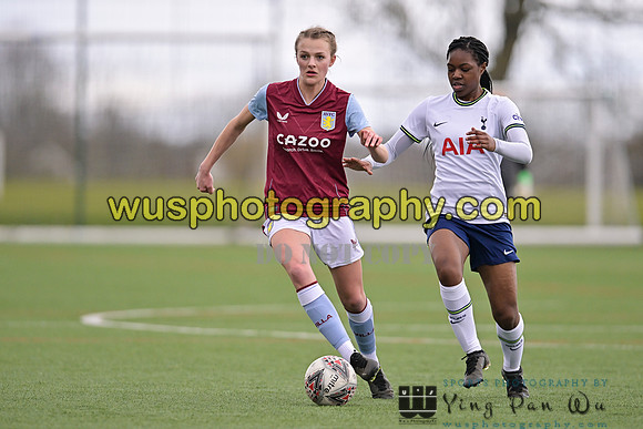 20230301-143249E Tottenham Hotspur Women FC WSL Academy U21 v Aston Villa Women FC WSL Academy U21