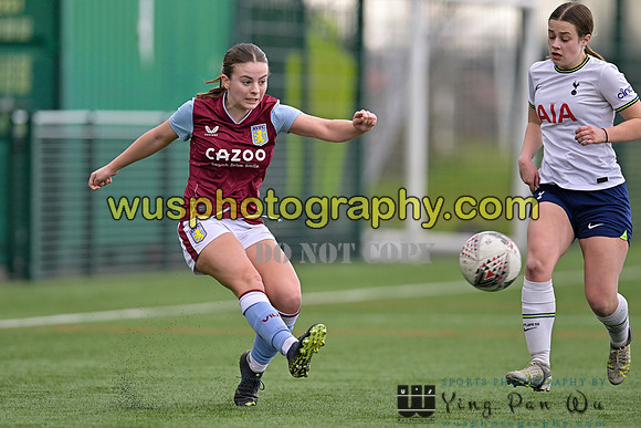 20230301-143402I Tottenham Hotspur Women FC WSL Academy U21 v Aston Villa Women FC WSL Academy U21