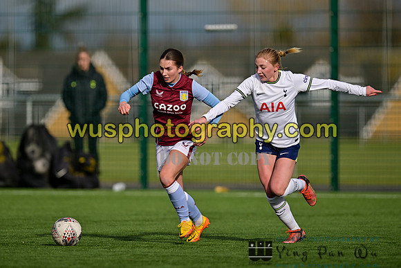 20230301-144755E Tottenham Hotspur Women FC WSL Academy U21 v Aston Villa Women FC WSL Academy U21