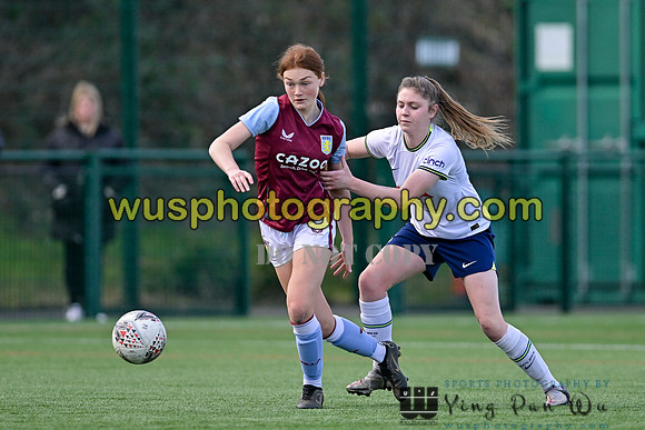 20230301-151351I Tottenham Hotspur Women FC WSL Academy U21 v Aston Villa Women FC WSL Academy U21